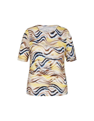 Produktbild zu T-Shirt mit Wellen Muster von Rabe