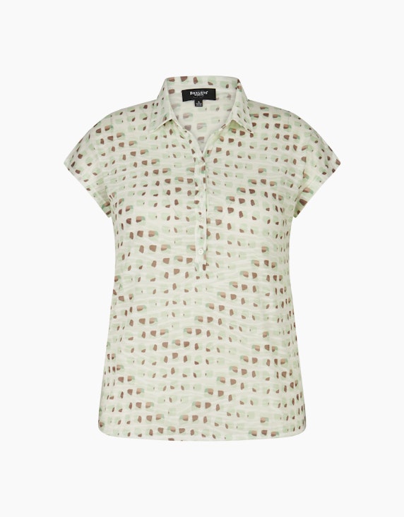 Bexleys woman Ausbrenner Poloshirt gemustert | ADLER Mode Onlineshop