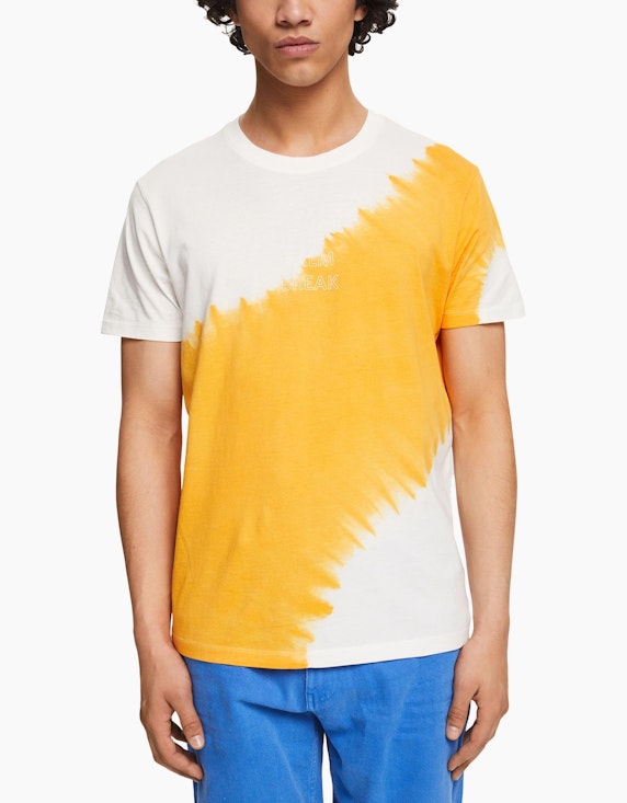 Esprit EDC Jersey-T-Shirt mit Batik-Färbung | ADLER Mode Onlineshop