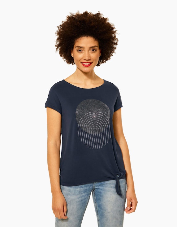Street One T-Shirt im Seiden Look | ADLER Mode Onlineshop
