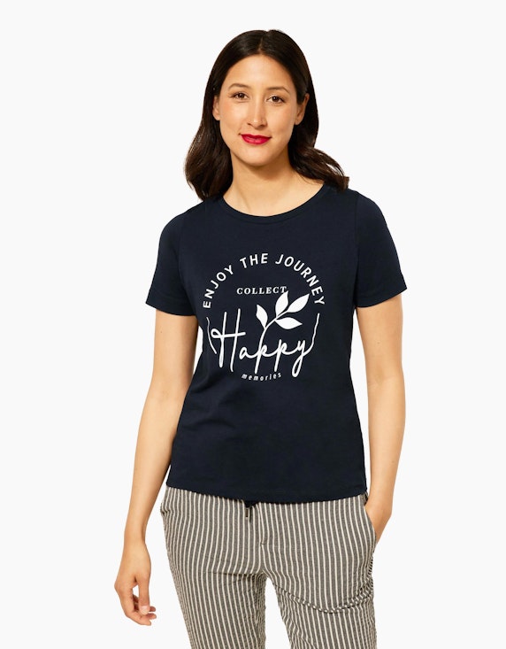 Street One T-Shirt mit Frontprint | ADLER Mode Onlineshop