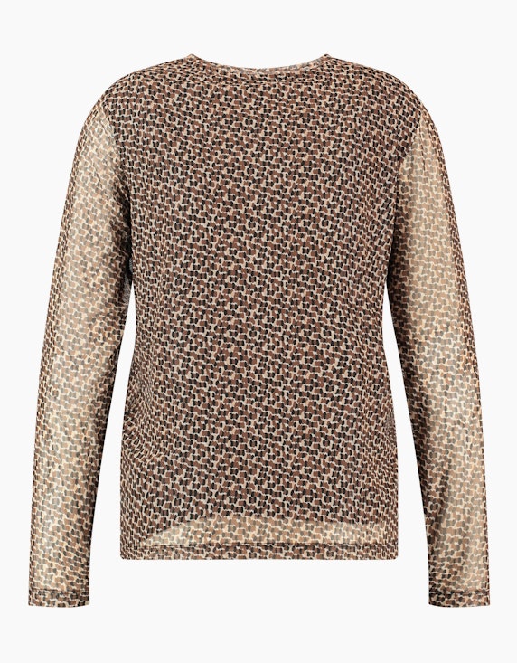 Gerry Weber Collection Langarmshirt mit Allover-Print | ADLER Mode Onlineshop