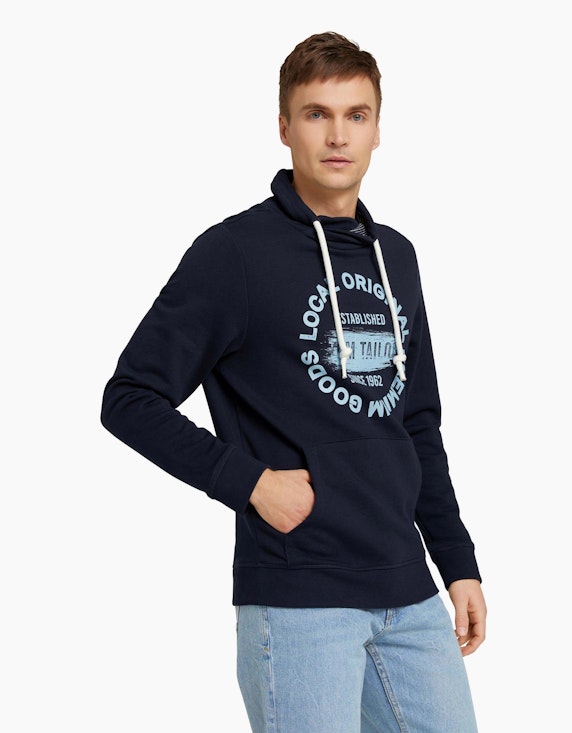 Tom Tailor Sweatshirt mit Print | ADLER Mode Onlineshop