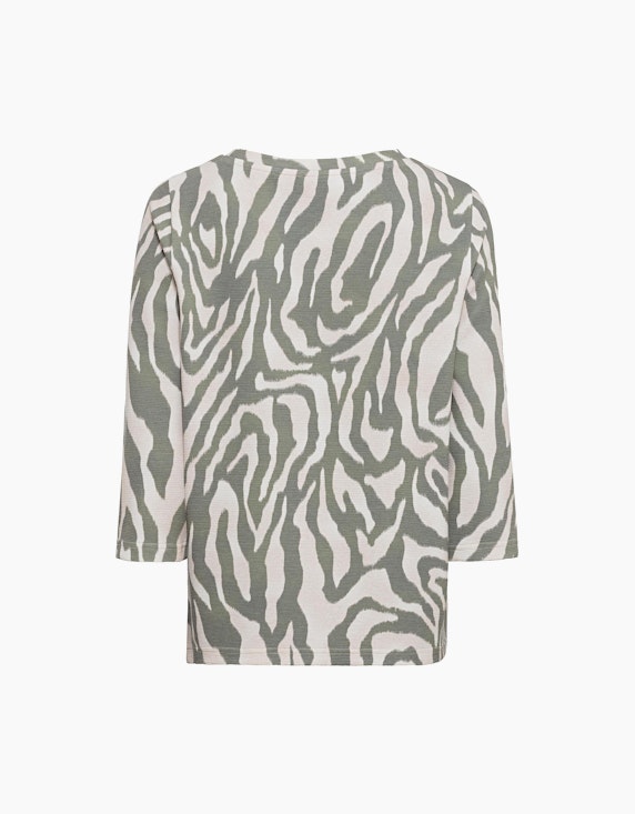 Olsen Sweatshirt mit Zebramuster | ADLER Mode Onlineshop