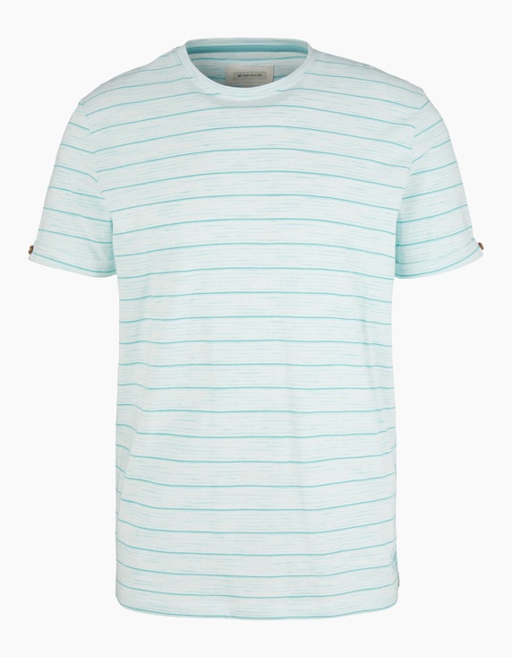 Tom Tailor T-Shirt mit Streifenmuster | ADLER Mode Onlineshop