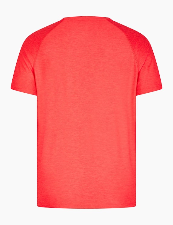 Fit&More Trainings T-Shirt im Melange-Effekt | ADLER Mode Onlineshop