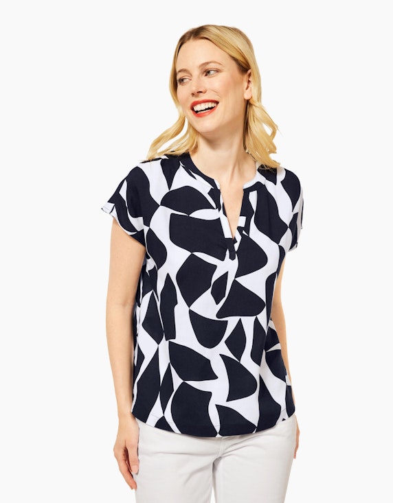 Street One Shirtbluse mit Print | ADLER Mode Onlineshop