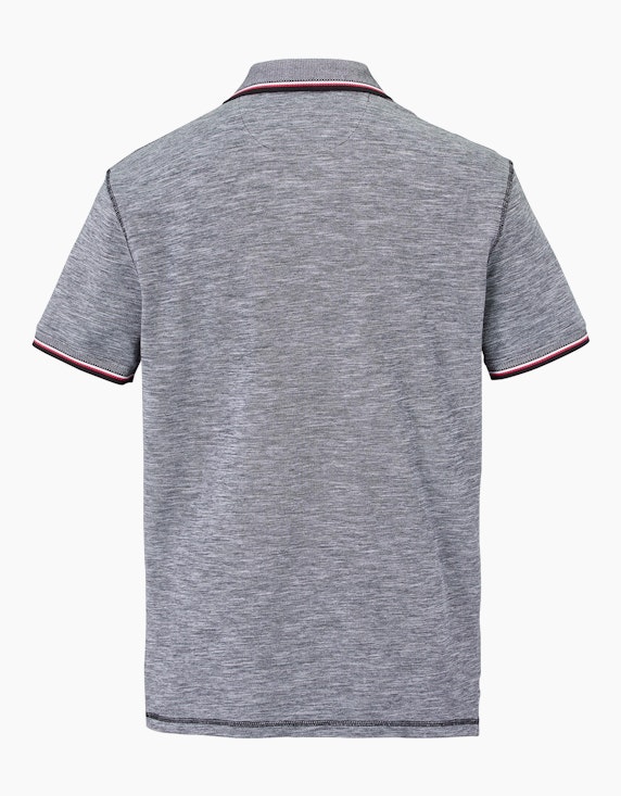 Paddock´s Poloshirt mit gestreiften Bündchen | ADLER Mode Onlineshop