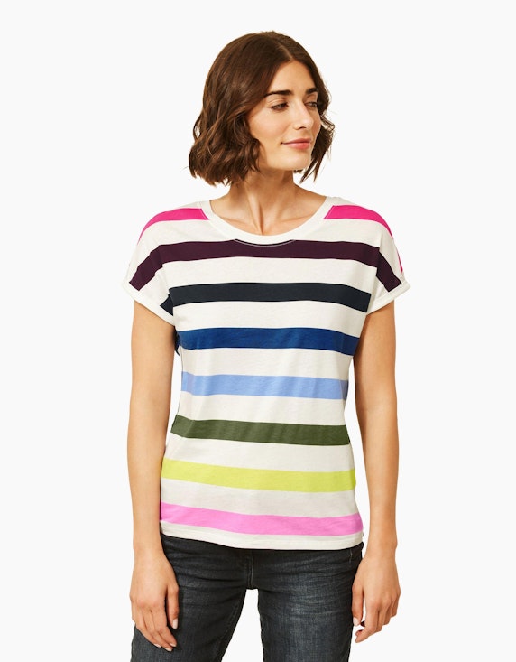CECIL T-Shirt mit Multicolour | ADLER Mode Onlineshop