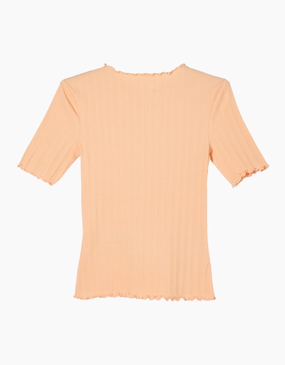 s.Oliver Girls T-Shirt mit Rollsaumkanten | ADLER Mode Onlineshop