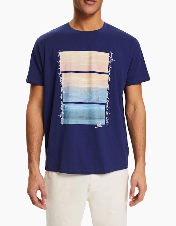 Esprit Jersey-T-Shirt mit Print | ADLER Mode Onlineshop