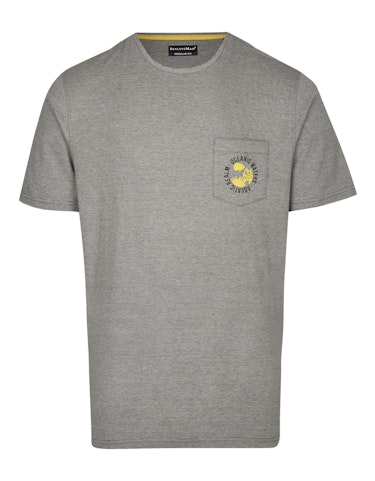 Produktbild zu T-Shirt mit feinem Streifen und Brusttasche von Bexleys man