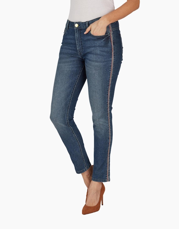 Bexleys woman Jeans mit buntem Kugelketten-Besatz | ADLER Mode Onlineshop