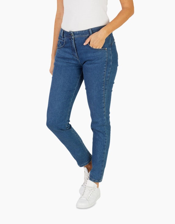 Bexleys woman Figurschmeichelnde Jeans mit vorverlegter Seitennaht | ADLER Mode Onlineshop
