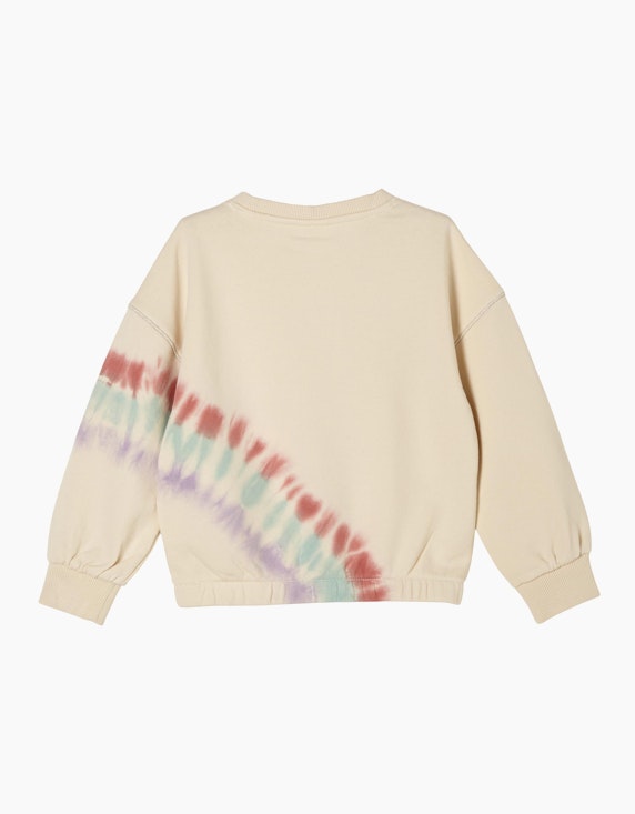 s.Oliver Mini Girls Sweatshirt mit Batik-Detail | ADLER Mode Onlineshop
