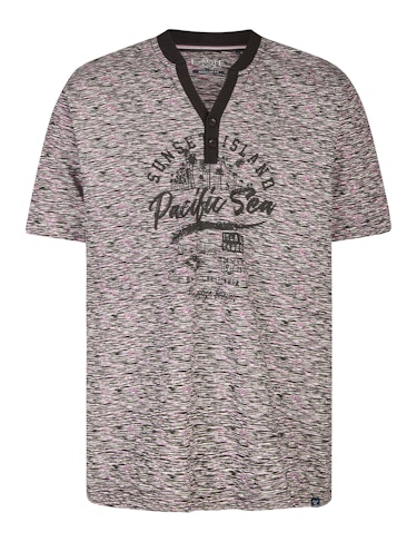 Produktbild zu T-Shirt mit Streifenmuster und Print von Eagle No. 7