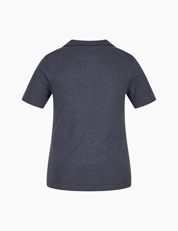 Bexleys woman Unifarbenes Poloshirt | ADLER Mode Onlineshop
