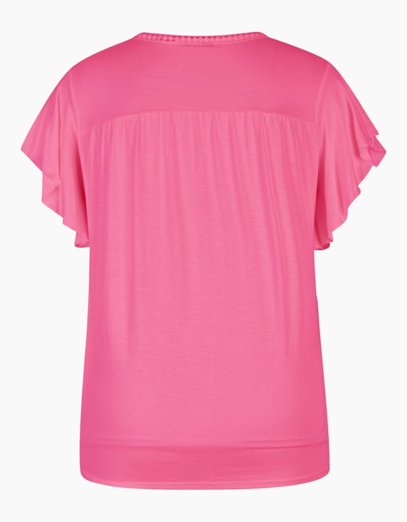 Steilmann Woman T-Shirt mit Spitzeneinsatz | ADLER Mode Onlineshop