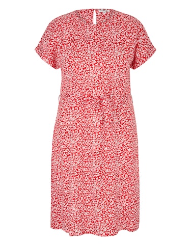 Produktbild zu Viskose Kleid mit Blümchen Design von Adler Collection