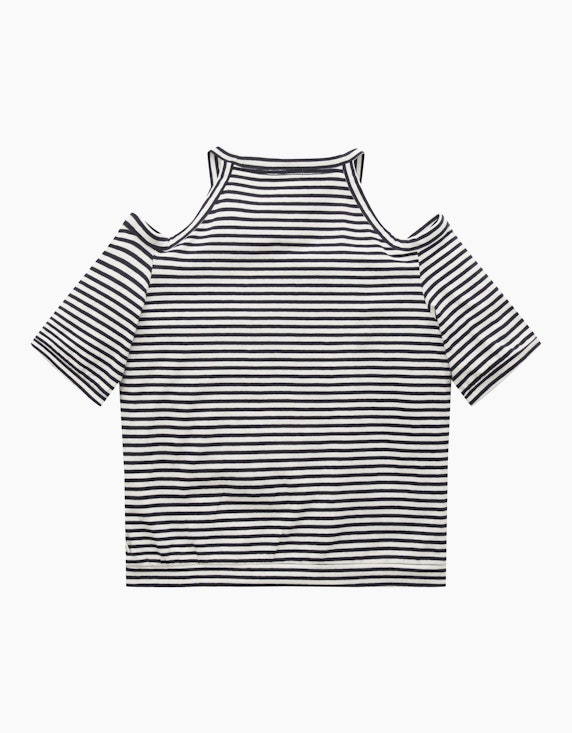 TOM TAILOR Girls T-Shirt im Streifenlook | ADLER Mode Onlineshop