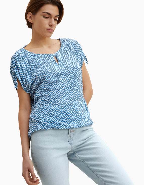 Tom Tailor T-Shirt in Crinkle-Optik | ADLER Mode Onlineshop