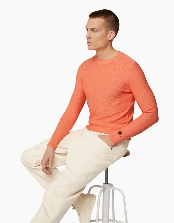 TOM TAILOR Strukturierter Pullover im Washed Look | ADLER Mode Onlineshop
