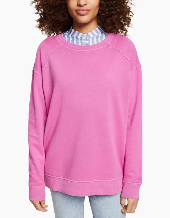 Esprit Sweatshirt mit seitlichen Zippern | ADLER Mode Onlineshop