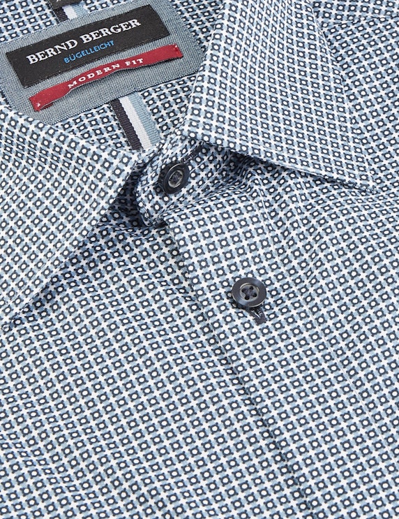 Bernd Berger Dresshemd, mit Minimalprint, MODERN FIT | ADLER Mode Onlineshop