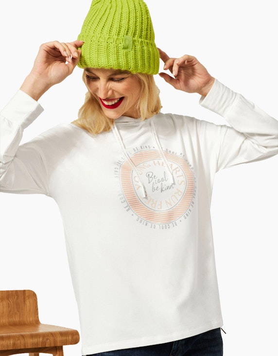 Street One Softes Shirt im Hoodie Style | ADLER Mode Onlineshop