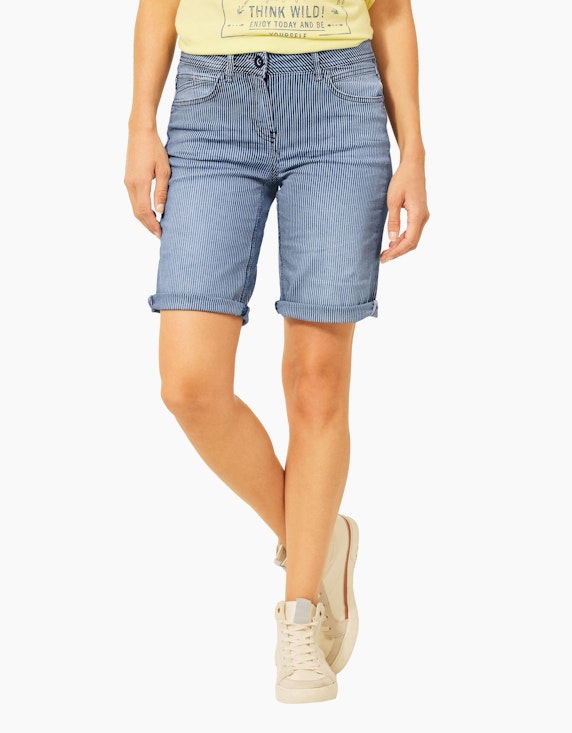 CECIL Gestreifte Loose Fit Shorts | ADLER Mode Onlineshop