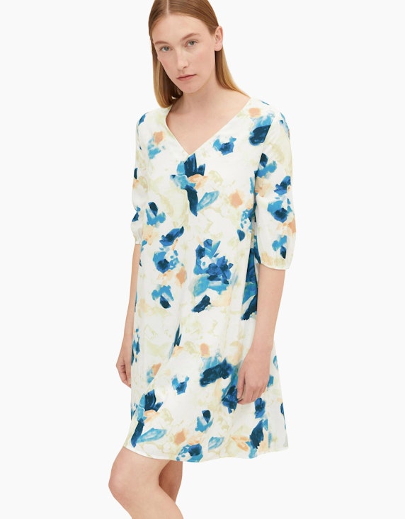 TOM TAILOR Kleid im Wasserfarben-Design | ADLER Mode Onlineshop