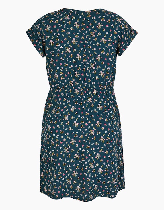 Bexleys woman Viskose-Kleid mit Druck und elastischer Taille | ADLER Mode Onlineshop