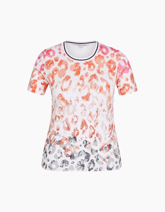 Steilmann Woman Shirt im Animal-Look in Ecru/Pink/Apricot/Beige/Grau | ADLER Mode Onlineshop