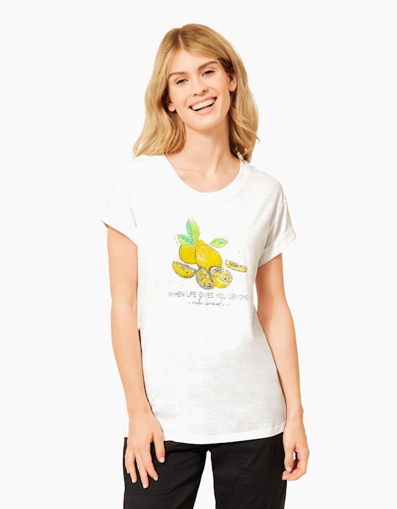 CECIL T-Shirt mit Partprint | ADLER Mode Onlineshop