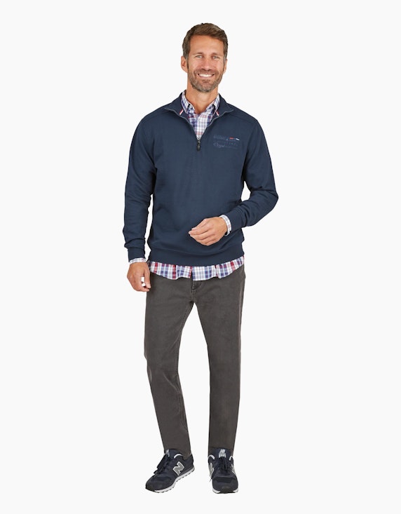 Eagle No. 7 Jeans Hose 5-Pocket mit Stretch-Anteil, Slim Fit 823 in Grau | ADLER Mode Onlineshop