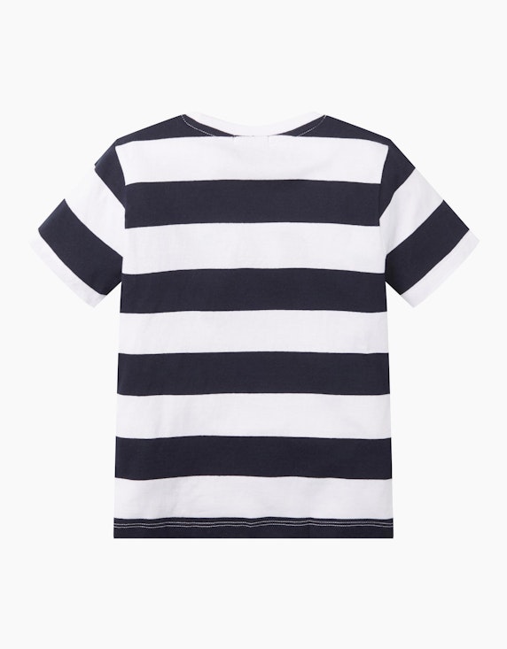 TOM TAILOR Mini Boys Gestreiftes T-Shirt aus Bio-Baumwolle | ADLER Mode Onlineshop