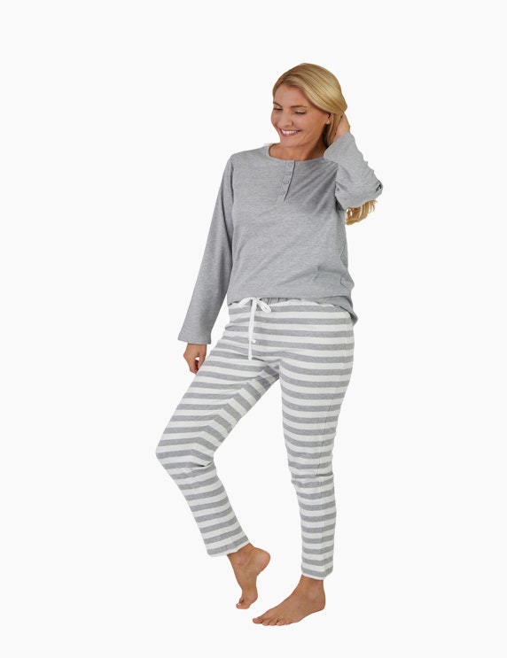 NORMANN Pyjama mit Streifen | ADLER Mode Onlineshop