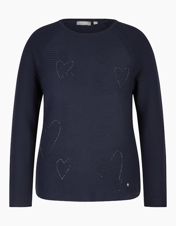 Rabe Pullover mit Herzen | ADLER Mode Onlineshop