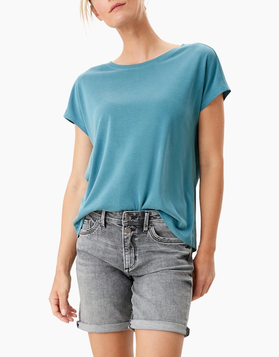 s.Oliver Shirt mit überschnittene Schulter | ADLER Mode Onlineshop