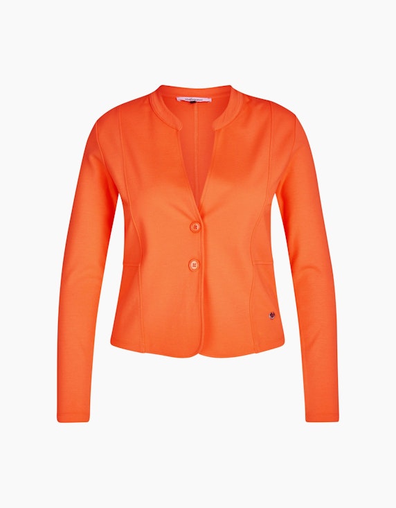 Steilmann Woman Kurzjacke aus festem Jersey in Orange | ADLER Mode Onlineshop