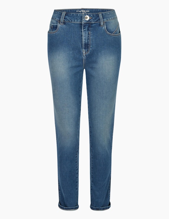 MY OWN Denim-Jeanshose, Basic-Style in Blue Denim | ADLER Mode Onlineshop
