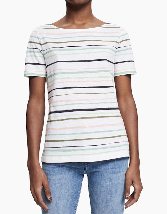 Esprit T-Shirt mit Streifenmuster | ADLER Mode Onlineshop