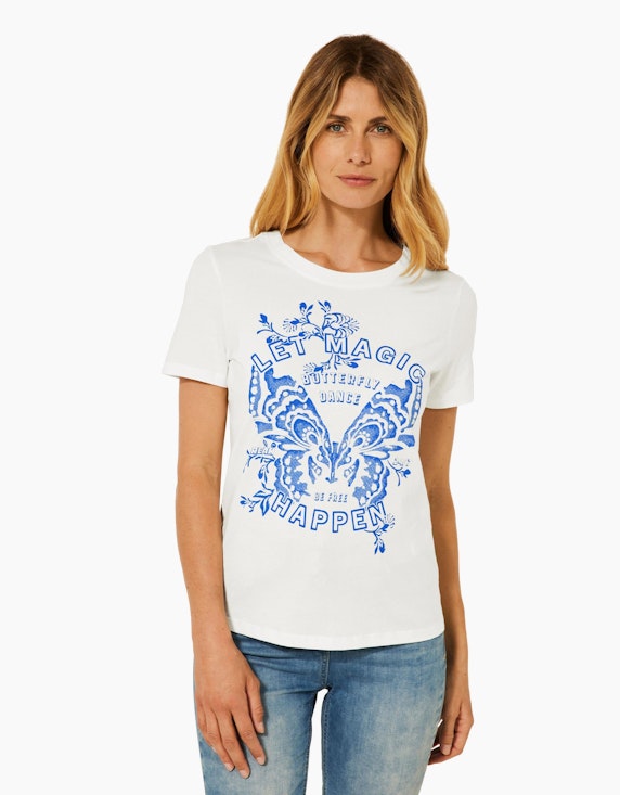 CECIL T-Shirt mit Frontprint | ADLER Mode Onlineshop