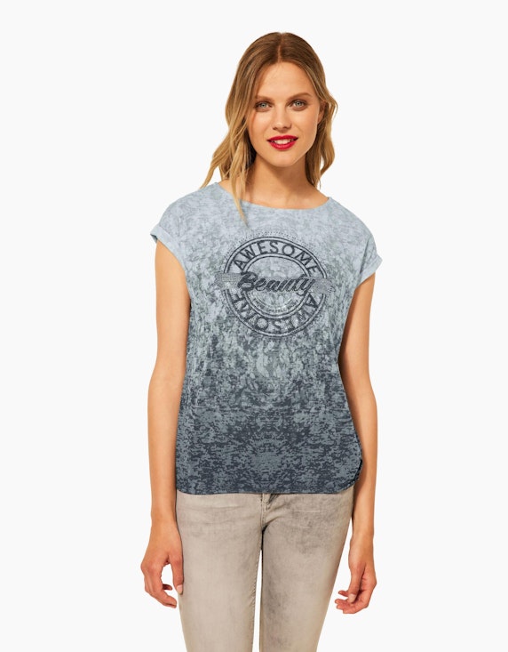 Street One T-Shirt in Burnoutoptik | ADLER Mode Onlineshop