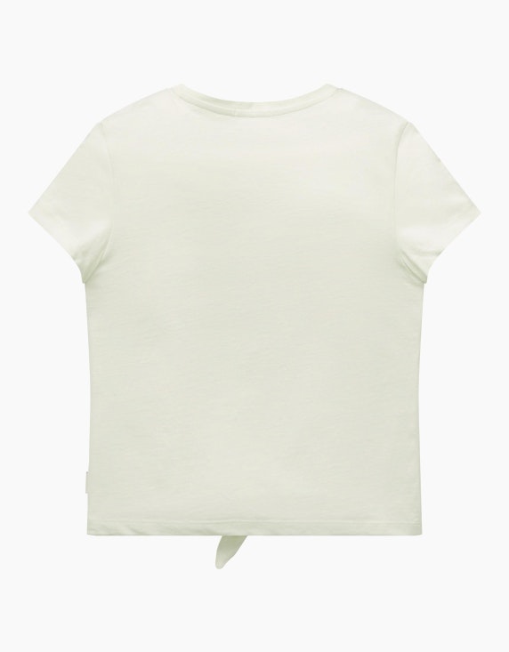 TOM TAILOR Girls T-Shirt mit Knotendetail auf der Frontseite | ADLER Mode Onlineshop