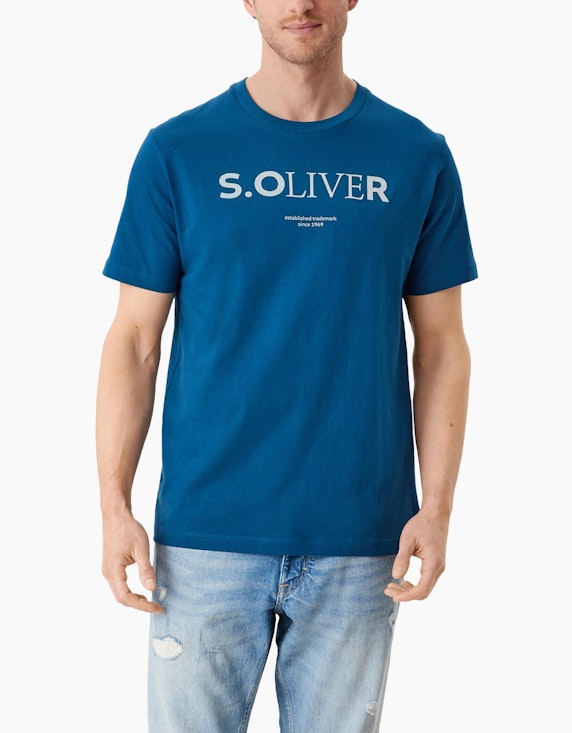s.Oliver Jerseyshirt mit Frontprint | ADLER Mode Onlineshop
