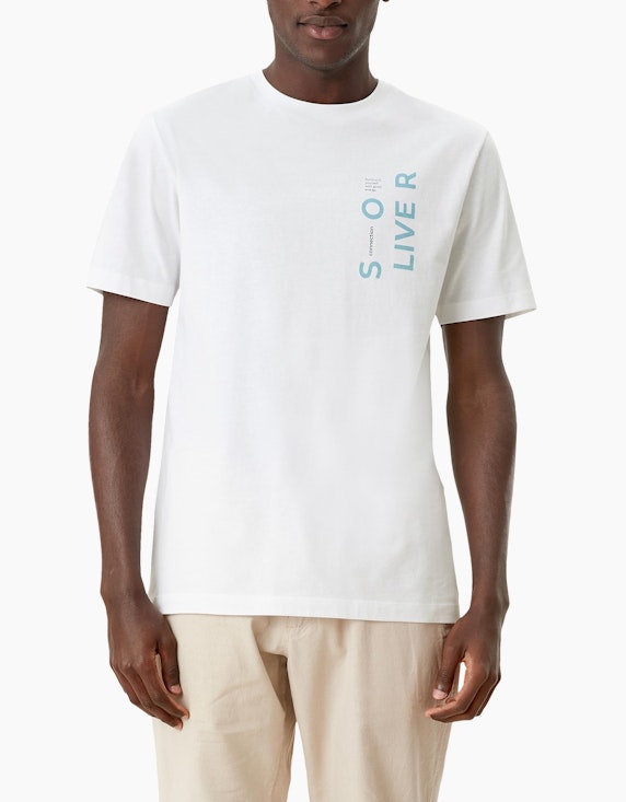 s.Oliver Jerseyshirt mit Frontprint | ADLER Mode Onlineshop