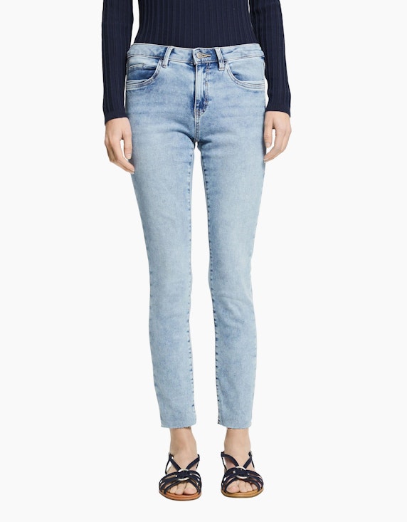 Esprit Stretch-Jeans mit offenen Saumenden | ADLER Mode Onlineshop