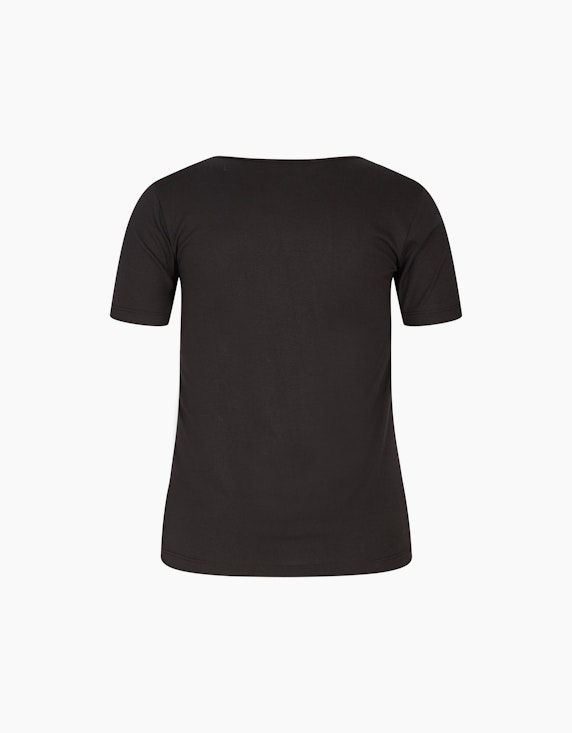 Bexleys woman Shirt mit transparentem Einsatz am Ausschnitt | ADLER Mode Onlineshop