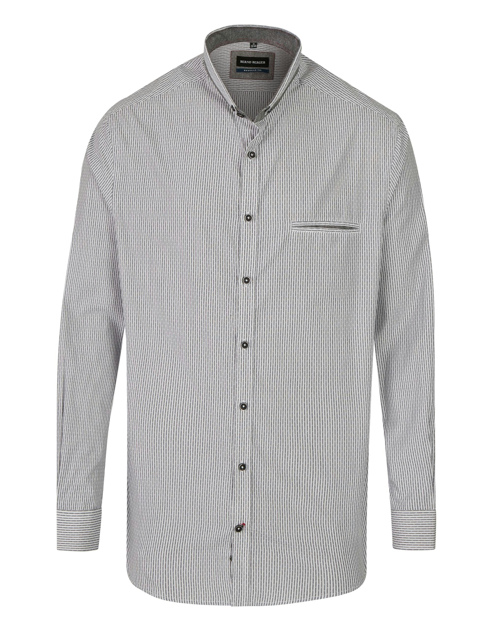 Mode Hemden Flanellhemden Flanellhemd wei\u00df mit grauen Linien 